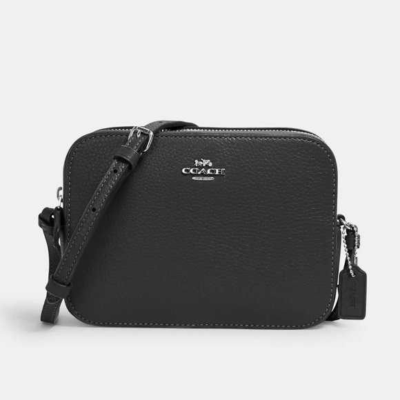 Coach Mini Camera Bag in Black Leather — NWT - Picture 1 of 7